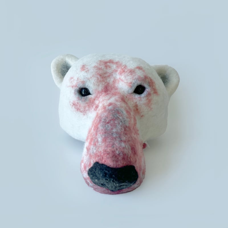 ハンドメイド作家空想アパートメント様かわいい ますく ぬいぐるみ