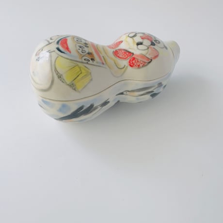 チャンキー松本 × esou ceramics ／ 蓋物 ひえひえ