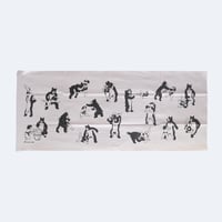 伊野孝行 ／ てぬぐい「金太郎全敗物語」