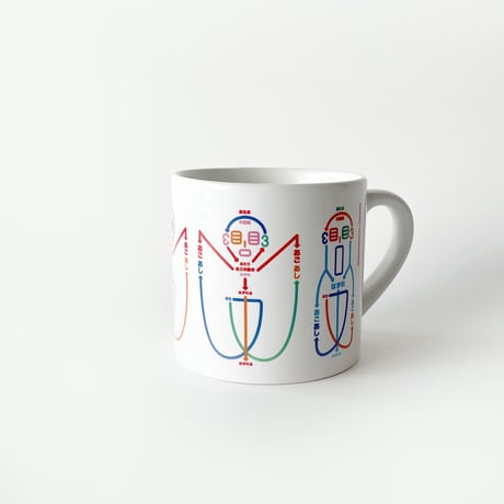 よシまるシン ／ 謎の図人間ミニマグカップ