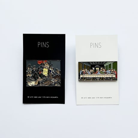 PINS  ART アート ピンバッジ｜B