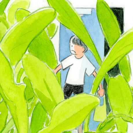 石山さやか ／ 原画　Green Room 1 ：05
