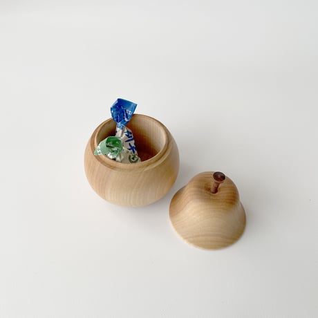 木製小物入れ　りんご・洋ナシ カバザクラ