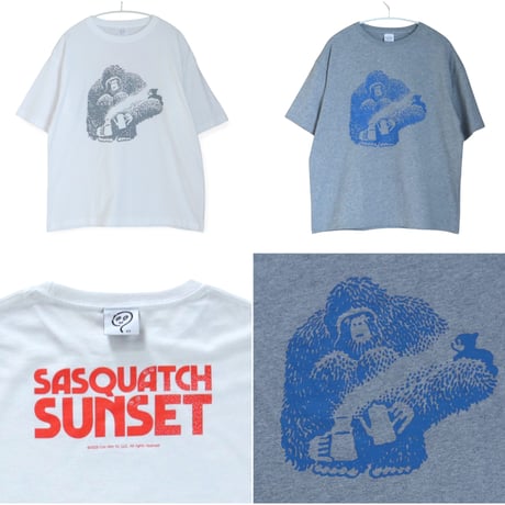 西村ツチカ ／ Sasquatch T ビッグシルエット：グレー
