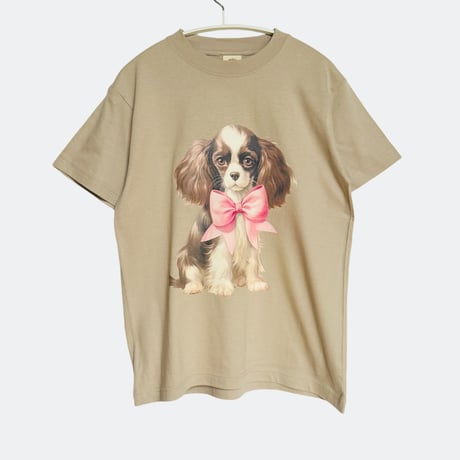 83 original  ／ リボンが大きすぎる犬TEE