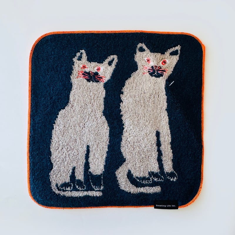 ミロコマチコ ／ ハンドタオル ネコ | はちみせ （83）