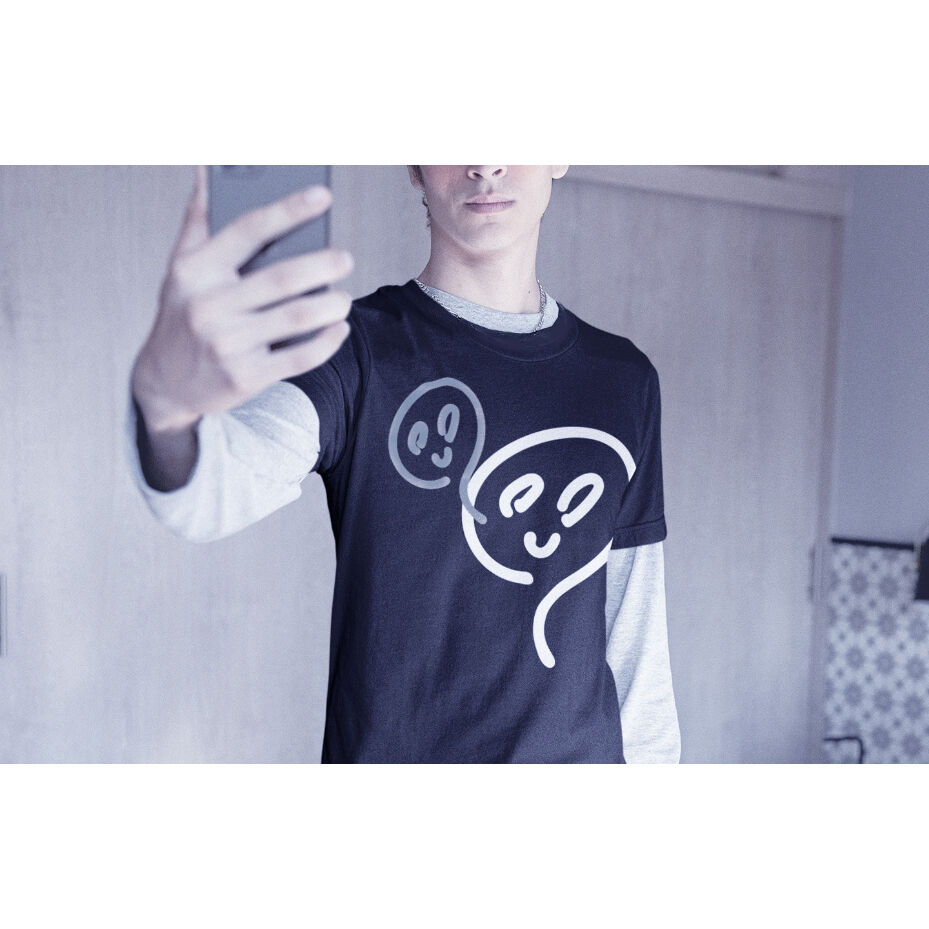 83 original / WエクトプラズムくんTシャツ|ブラック | はち 83 original / WエクトプラズムくんTシャツ|ブラック | はち