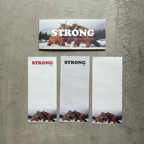 83 original ／ STRONG MEMO ｜一筆箋