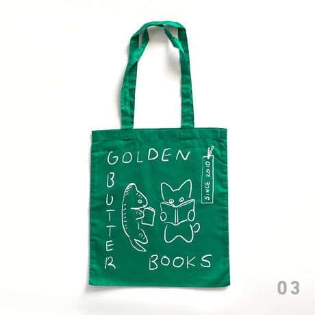 多田玲子 ／ GOLDEN BUTTER BOOKS トートバッグ 18-Color