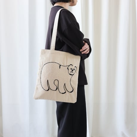 Olya ／ Fluffy tote bag