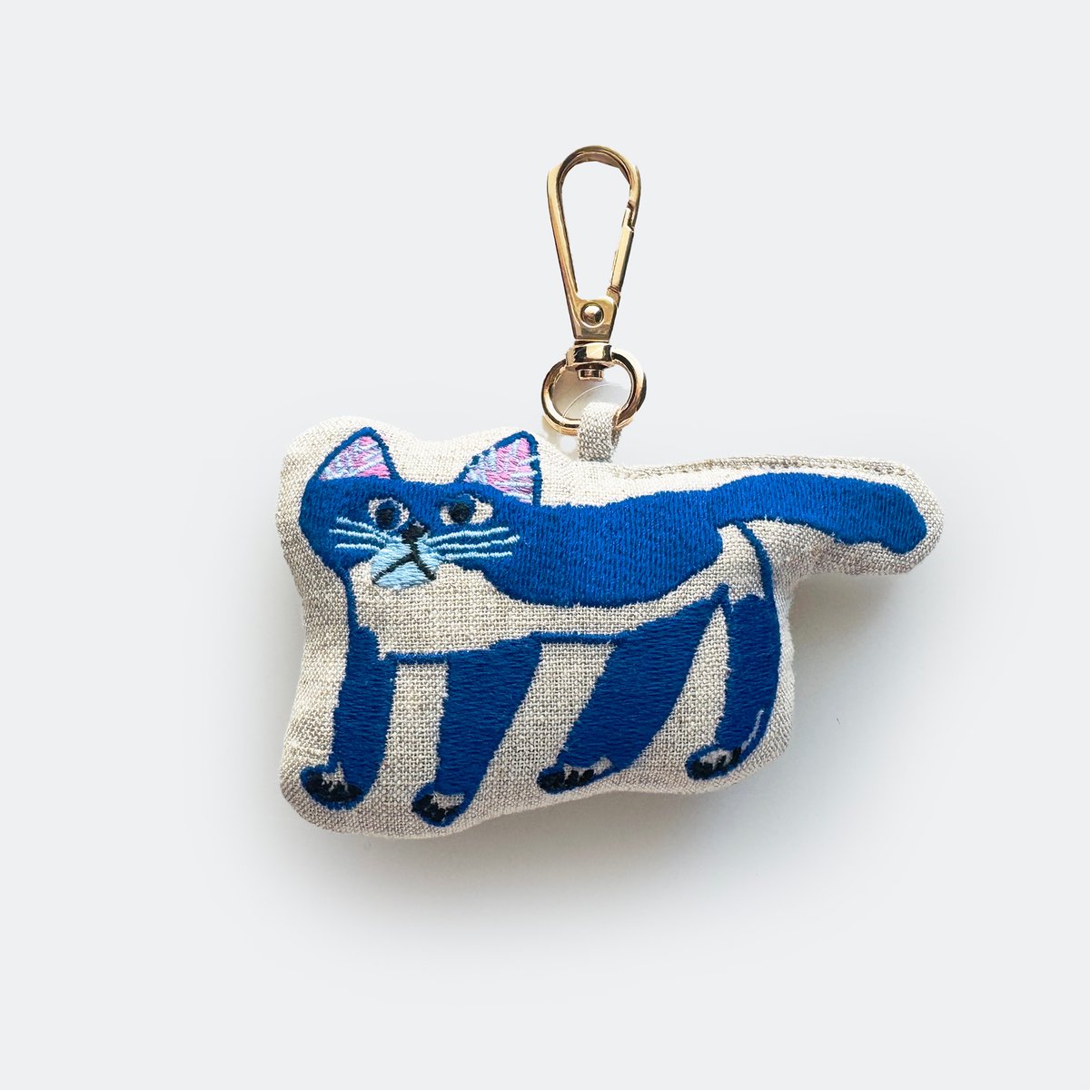 ミロコマチコ ／ ネコ 刺繍チャーム | はちみせ （83）