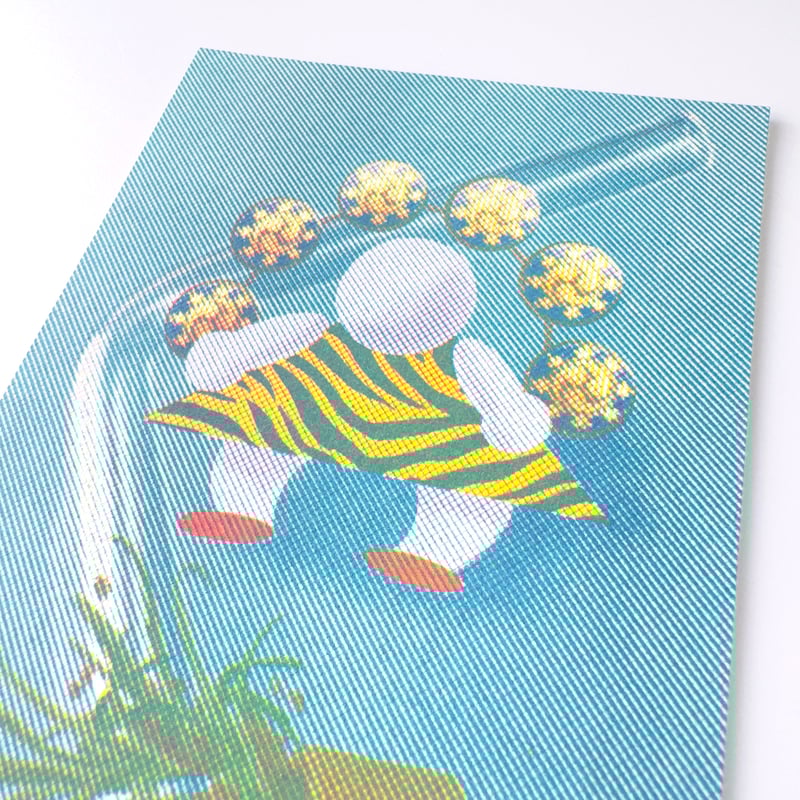 奥田亜紀子 ／ リソグラフポスター ｜A6 size | はちみせ （83）