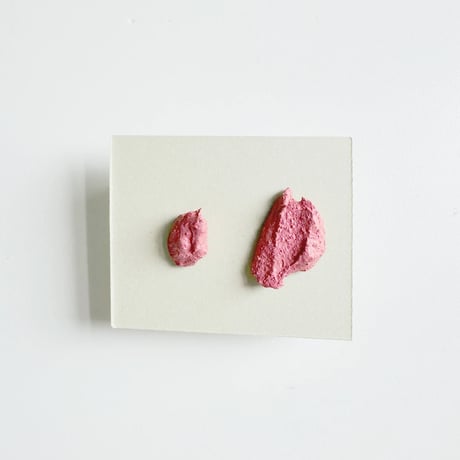 Maki Matsumoto ／ a pair of earrings pierces ｜PINKBROWN, Sand