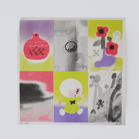 奥田亜紀子 ／ リソグラフポスター ｜roku6｜06