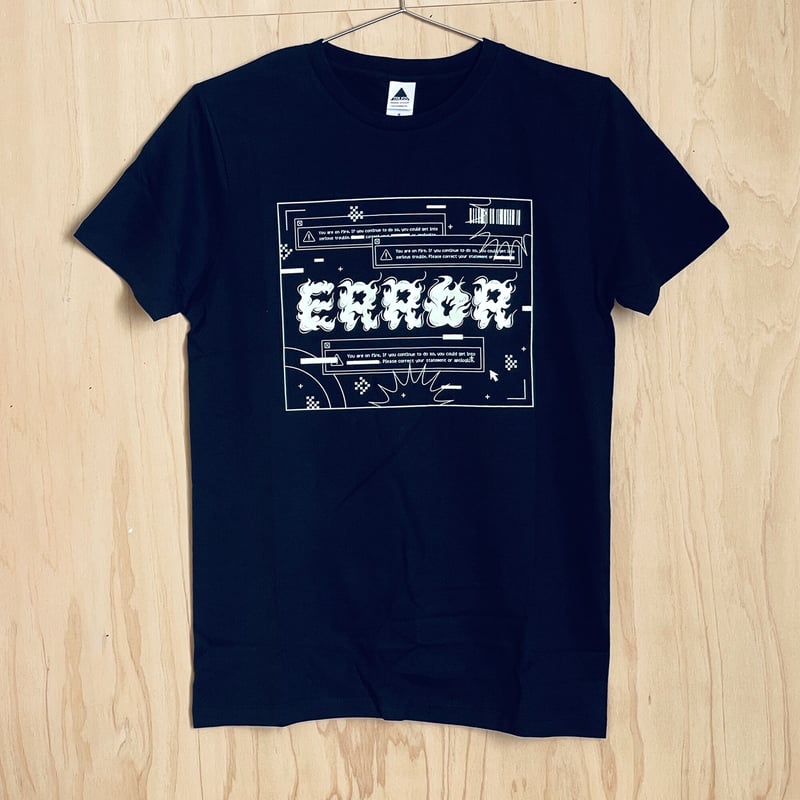 ムラヤマアヤノ ／ 炎上ERROR蓄光プリントTシャツ | はちみせ （83）