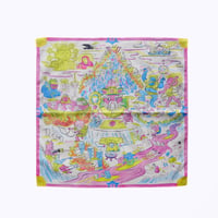 死後くん ／  地獄景観図ハンカチ