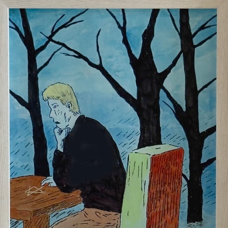 斎藤潤一郎 ／ 原画 彼方へ行かぬ時（とき）A