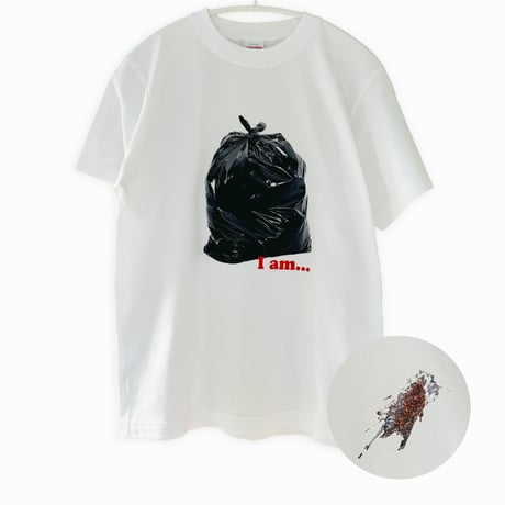 83 original  ／ ゴミを見るような目で見られるTシャツ　鳥フン付き