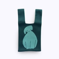 killdisco ／ KNIT MARCHE BAG Look at Me? ドッグ MINI Green