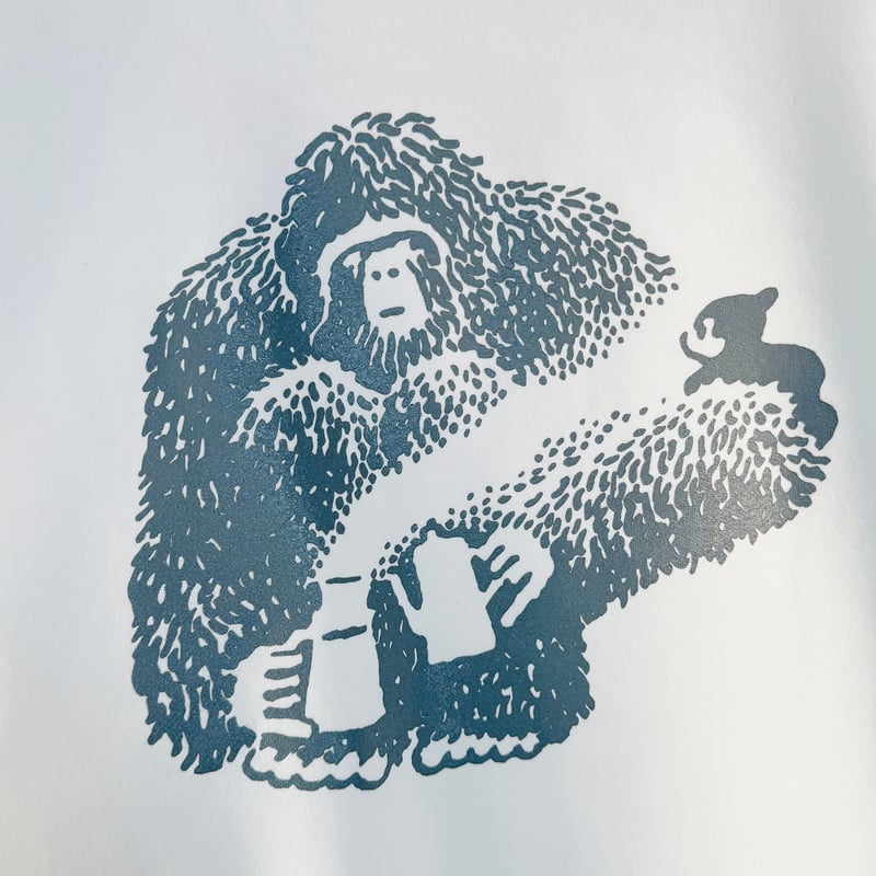 西村ツチカ ／ Sasquatch スウェット ビッグシルエット：ホワイト