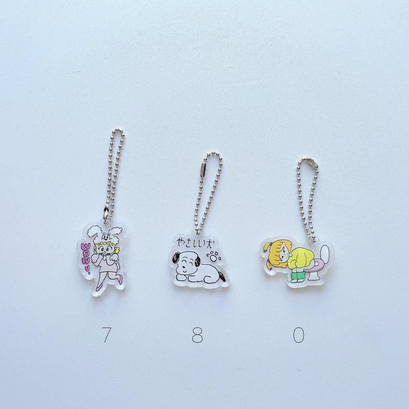 【イリカ】 アクリルキーホルダー りかちゃん ／ アクリルキーホルダー C | はちみせ （83）