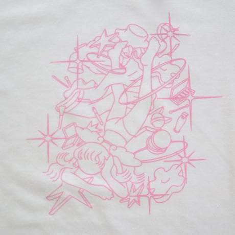 millitsuka × fumika hasegawa ／ シルクスクリーンTシャツ