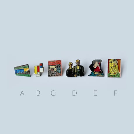 PINS  ART アート ピンバッジ｜A