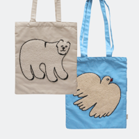 Olya ／ Fluffy tote bag