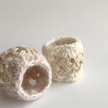 YOSHIKO ／  Rattan ニット Bangle シンプル