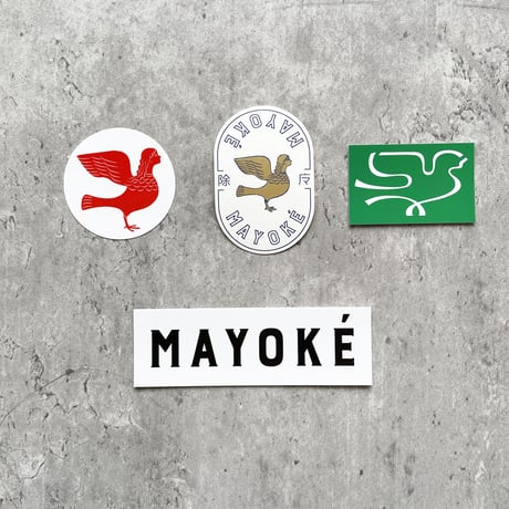 MAYOKÉ  ／  MAYOKÉ STICKER ｜GREEN