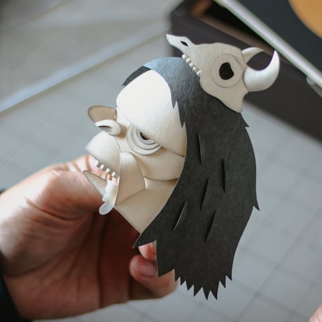 松本康孝 ／ Paper Art：肉うめぇ