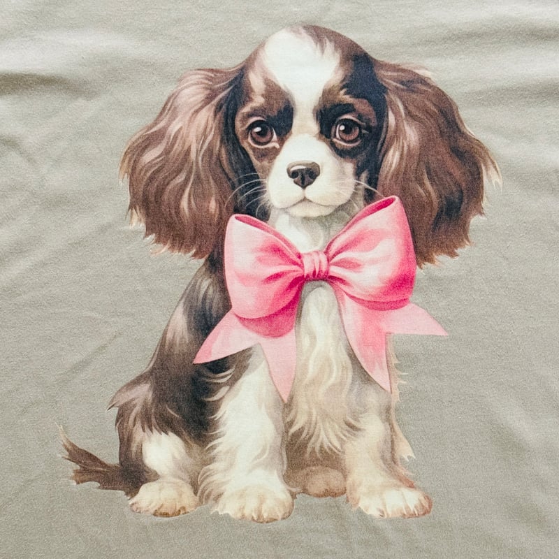 83 original ／ リボンが大きすぎる犬TEE | はちみせ （83）