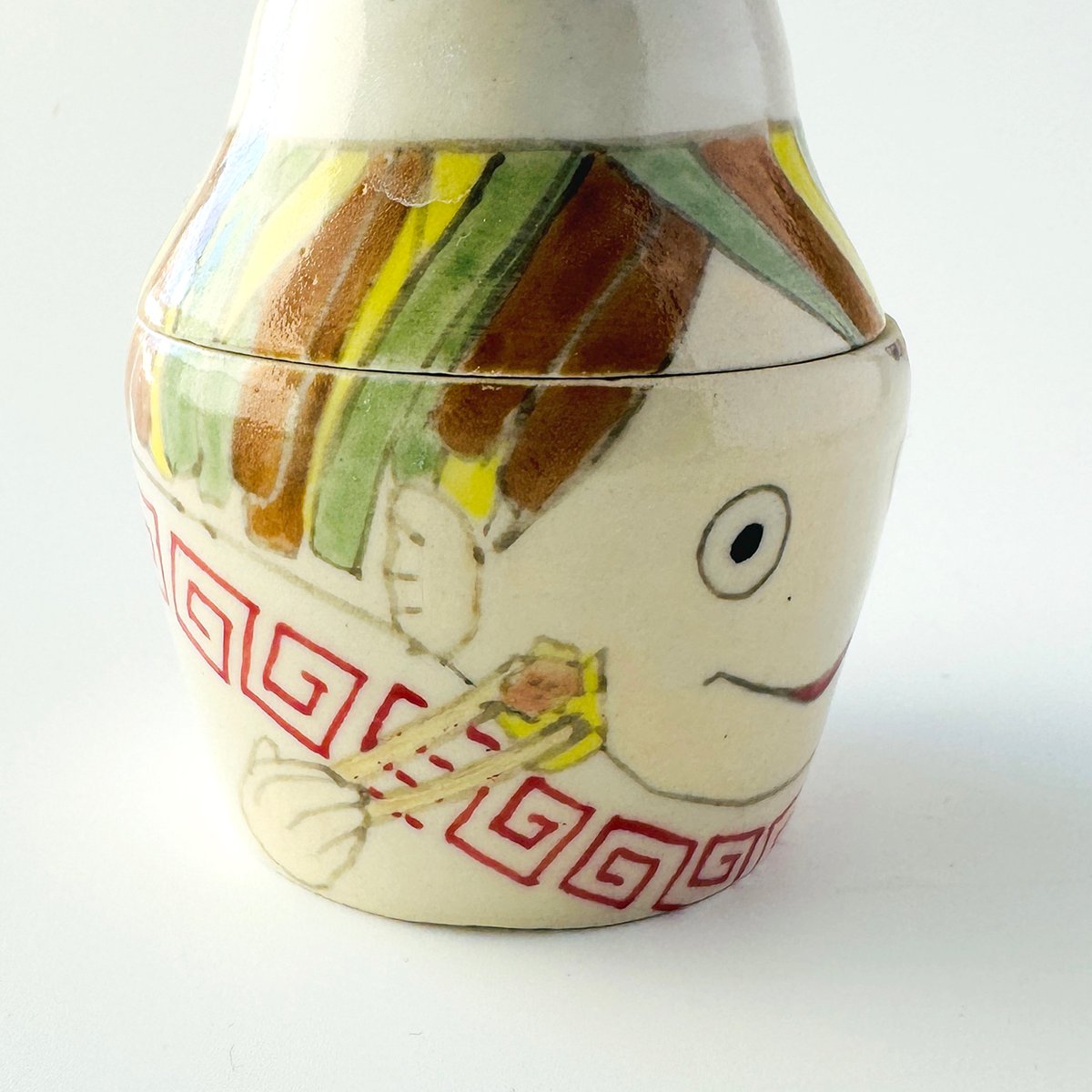 女流陶芸家 永見陶節 魚の陶芸品 ハゼ カジカ オコゼ 置物 工芸品 管