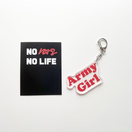 83 original ／ Army Girl＆Boy キーホルダー