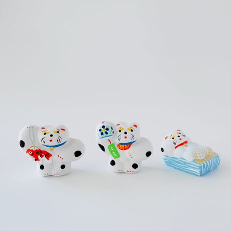 habotan ／ 土人形（普) ｜6月の招き猫