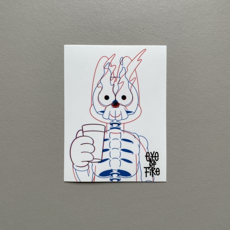 前田 麦 ／EOF IN TO YO  Sticker