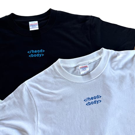 83 original  ／ HyperText Markup Language T-shirt ｜White
