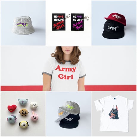 83 original ／ Army Girl＆Boy キーホルダー