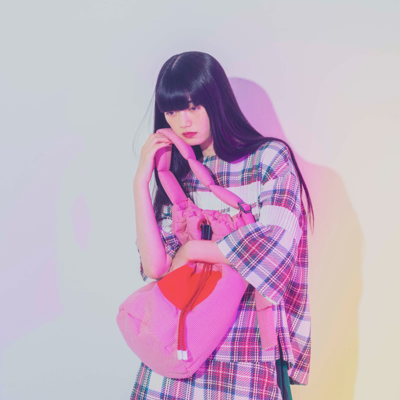 monde work ／ Fluffy Tote｜RED | はちみせ （83）