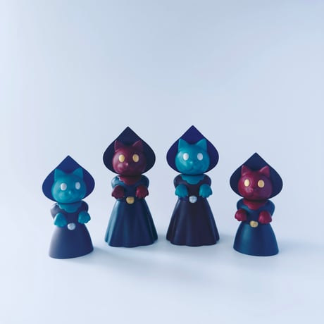 乙幡啓子 ／ フラットキャットモンスター：2-color