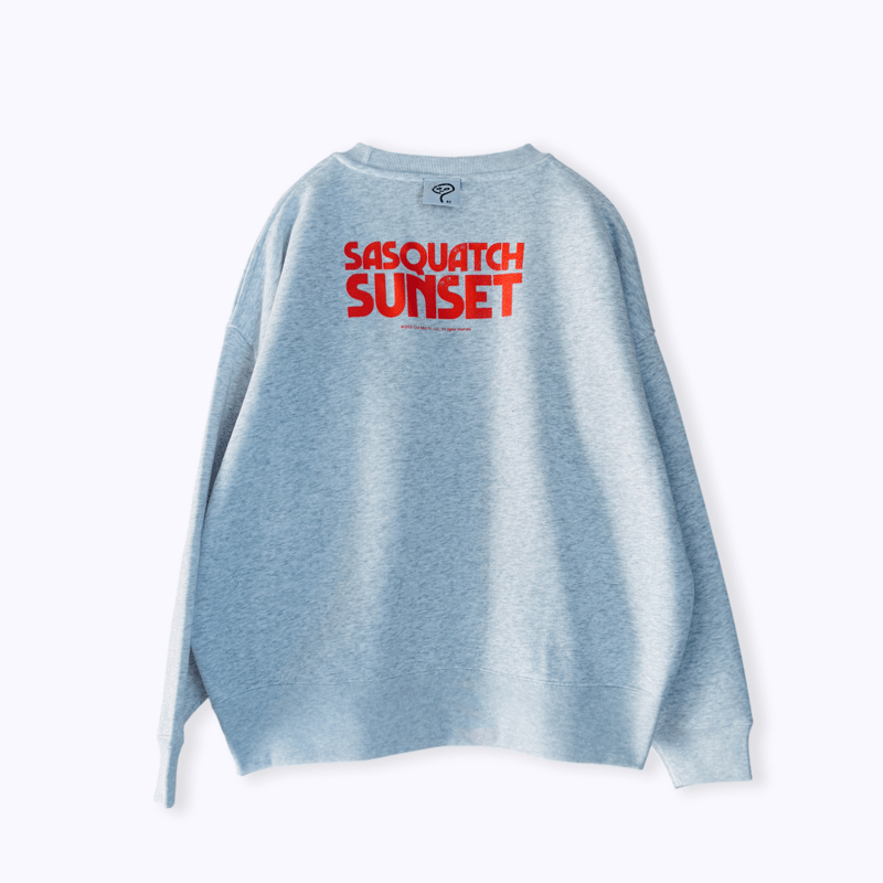 西村ツチカ ／ Sasquatch スウェット ビッグシルエット：アッシュ