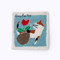北村人 CHENILLE HANDKERCHIEF 三毛猫