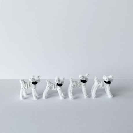MOLER ／ mogol white 4dogs sets｜7