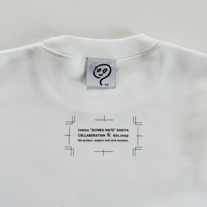 我喜屋位瑳務 × 83 / DOGirl スウェット |White | はちみせ (83) 我喜屋位瑳務 × 83 / DOGirl スウェット |White | はちみせ (83)