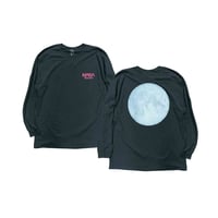 NASA MOON LONG T-shirt BLACK（Glow)