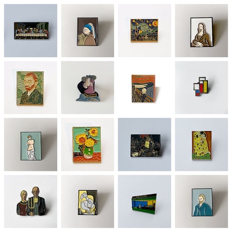 PINS  ART アート ピンバッジ｜B