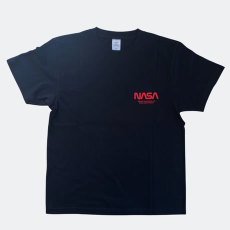 NASA MOON T-shirt BLACK（Glow)