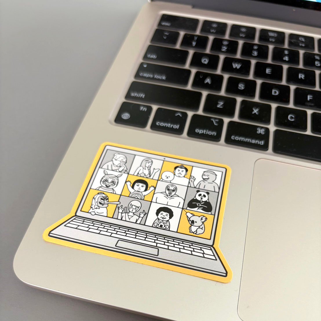 八重樫王明 ／ ステッカー MEETING 07 | はちみせ （83）