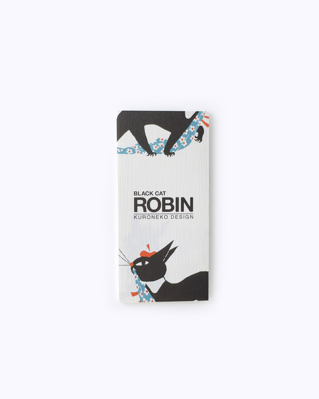 黒ねこ意匠 ／ 一筆箋 BLACK CAT ROBIN | はちみせ （83）