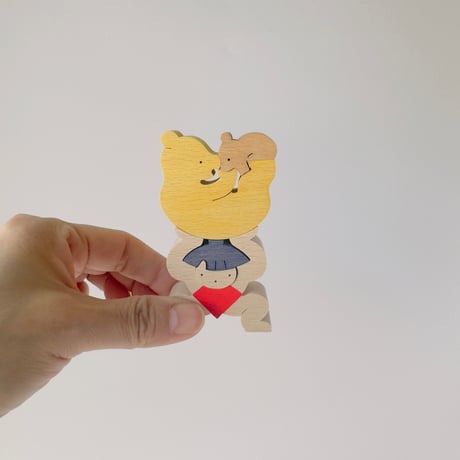 組み木 ／ クマ揚げ金太